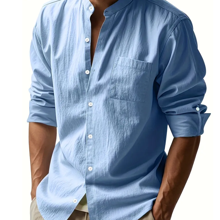 Fresh Sky Blue Shirt - chetamis