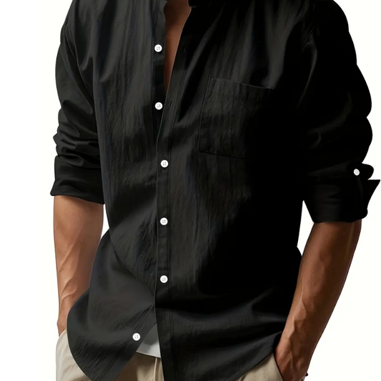 Elegant Black Shirt - chetamis